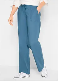 Pantaloni a palazzo in misto lino, bonprix