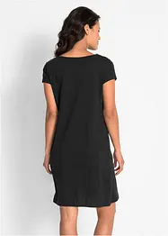 Abito di jersey in filato fiammato di puro cotone, bonprix