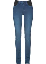 Jeans con cinta comoda slim, a vita media, bonprix