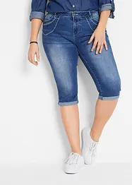 Jeans cropped straight, a vita media, bonprix