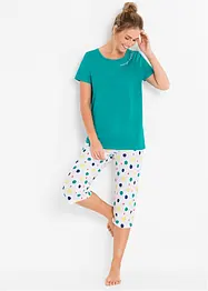 Pigiama con pinocchietto, bonprix