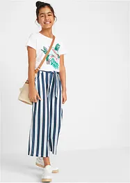Pantaloni a palazzo con elastico in vita, bonprix