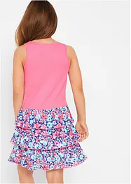 Abito di jersey con balze, bonprix