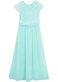 Abito in chiffon con pizzo, bonprix