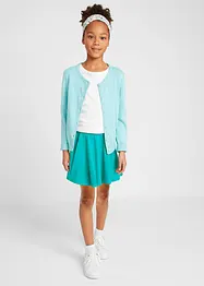 Gonna di jersey con cotone biologico (pacco da 2), bonprix
