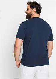 T-shirt serafino in puro cotone biologico, bonprix