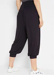 Pantaloni alla turca cropped con cinta comoda, bonprix