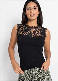 Top con pizzo, bonprix