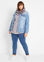 Giacca di jeans con inserti a costine, bonprix