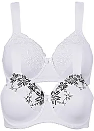 Reggiseno con ferretto e poliammide riciclata (pacco da 2), bonprix