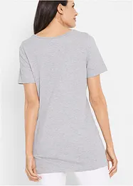 T-shirt lunga basic (pacco da 2), bonprix