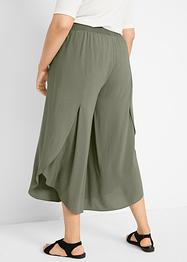 Pantaloni culotte in viscosa sostenibile con cinta comoda, bpc bonprix collection