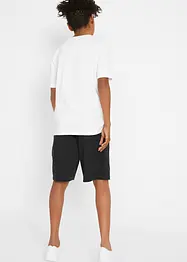 T-shirt e pantaloncini in jersey di puro cotone (set 2 pezzi), bonprix