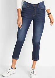 Jeans cropped morbidi slim fit, bonprix