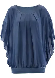 Blusa in chiffon con canotta, bonprix