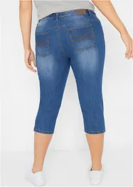 Jeans cropped slim fit, a vita media, bonprix