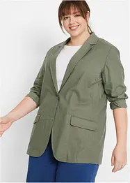 Blazer leggero in misto lino sostenibile, loose fit, bpc bonprix collection