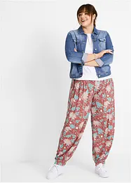 Pantaloni alla turca in jersey con cinta comoda loose fit, bonprix