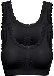 Reggiseno bustier senza cuciture Feel Comfort (pacco da 2), bonprix