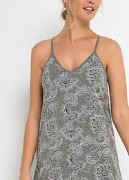 Camicia da notte con spalline sottili e dorso a vogatore, bonprix