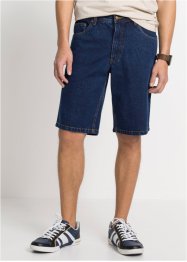 Bermuda di jeans con cinta semielastica classic fit, John Baner JEANSWEAR
