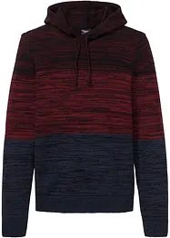 Maglione in filato fine con cappuccio, bonprix