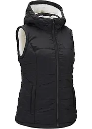 Gilet trapuntato con fodera teddy, bonprix