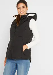 Gilet trapuntato con fodera teddy, bonprix