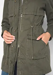 Parka di cotone foderato in jersey, bonprix