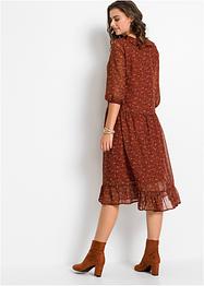 Abito midi con volant, RAINBOW