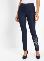 Jeggings con stampa floreale e strass, bpc selection