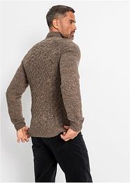 Maglione in misto lana con cerniera, bpc selection