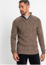 Maglione in misto lana con cerniera, bpc selection