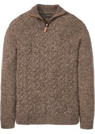 Maglione in misto lana con cerniera, bpc selection