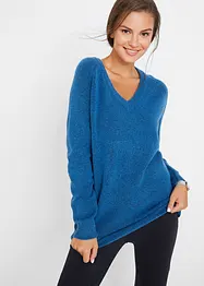 Maglione oversize con scollo a V, bonprix