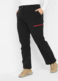 Pantaloni elasticizzati in softshell con tasche, idrorepellenti, bonprix