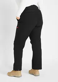 Pantaloni elasticizzati in softshell con tasche, idrorepellenti, bonprix