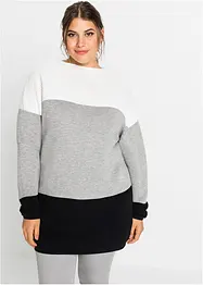 Maglione lungo a righe, bonprix