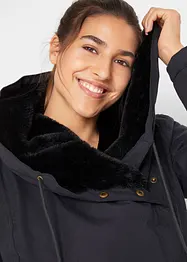 Parka tecnico con pile teddy, bonprix