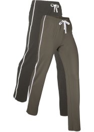 Pantaloni in maglina elasticizzata (pacco da 2) livello 1, bpc bonprix collection