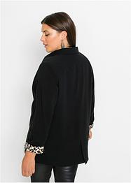 Blazer lungo con fodera fantasia, BODYFLIRT