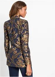 Cappotto corto in fantasia jacquard dorata, petite, bonprix