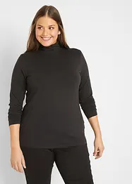 Maglia a collo alto e maniche lunghe (pacco da 2), bonprix