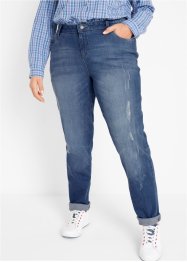 Jeans elasticizzati boyfriend, vita media, John Baner JEANSWEAR