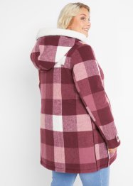 Giacca prémaman in lana con pellicciotto sintetico e porta-bimbo, bpc bonprix collection
