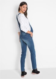 Salopette di jeans prémaman straight, bpc bonprix collection