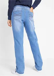 Jeans termici straight, a vita media, bonprix