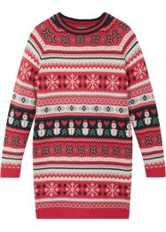 Abito in maglia con motivi invernali, bpc bonprix collection