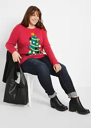 Maglione natalizio con albero di Natale, bonprix