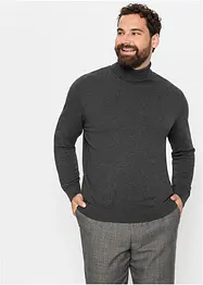 Maglione a collo alto con cachemire, bonprix